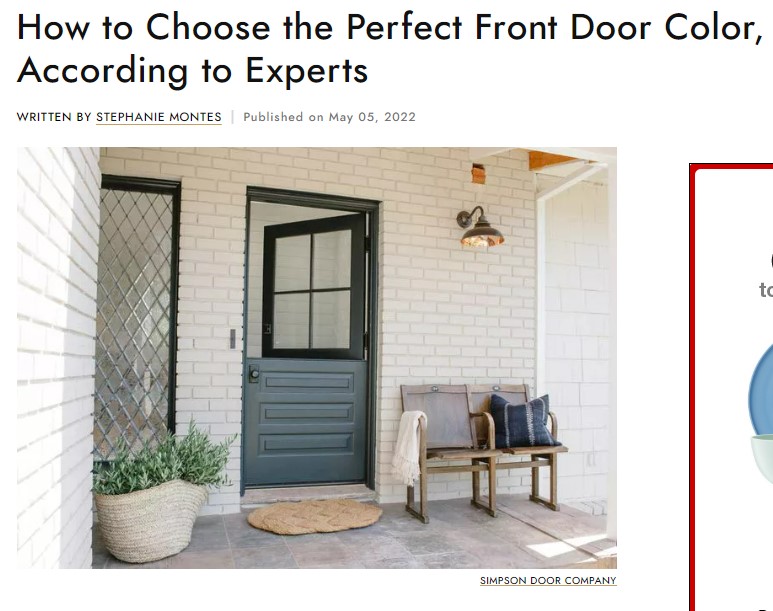9 Dos and Don'ts for Choosing the Best Front Door Color